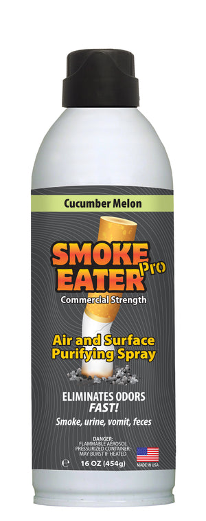 Smoke Eater Pro 16 oz Commercial Strength Fabric Odor Eliminator (Cucumber Melon)