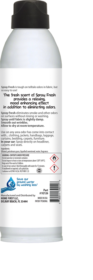 Spray Fresh- Fabric Refresher 11oz (Sea Breeze)