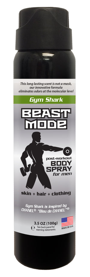 Beast Mode - Men’s Post Workout Body Spray 3.5oz (GYM SHARK)