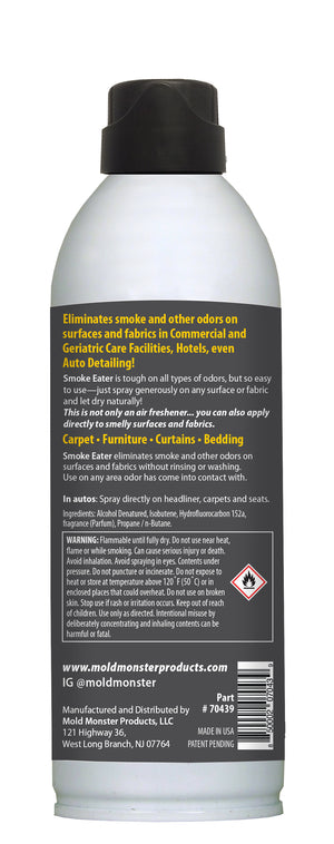 Smoke Eater Pro 16 oz Commercial Strength Fabric Odor Eliminator (LEMON FRESH)